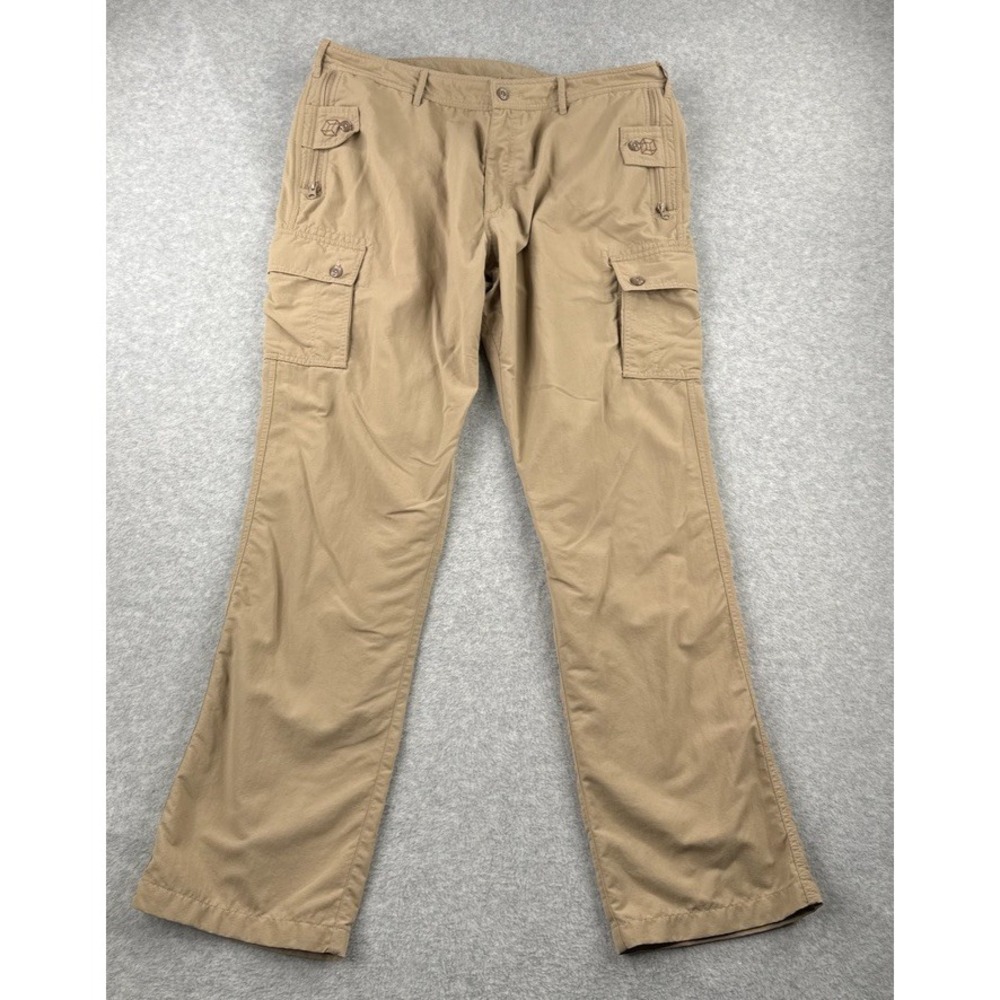 Clothing Arts Pants Men 40x34 Beige P Cubed Pick Pocket Proof Travel